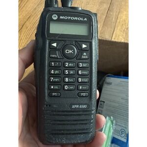 Motorola XPR6580 Digital 800/900 MotoTrbo Connect+ FM/IS Radio  Untested No Ante